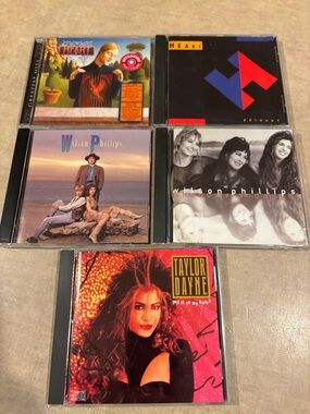 Heart, Wilson Phillips, Taylor Dayne CD bundle